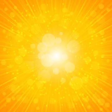 Yellow Summer Background. Vector Illustration Ilustração Stock