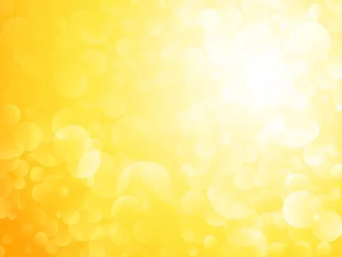 Yellow sun bokeh shining background Stock Illustration