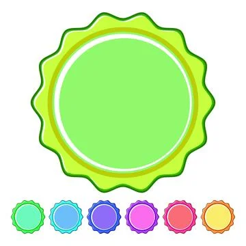 Yellow sun cartoon vector graphic Stock Illustration