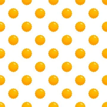 Yellow sun pattern repeating design on white background 库存插图