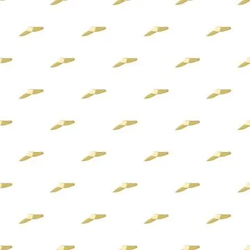 Yellow sun visor protecting head from sunlight seamless pattern Stock Illustration
