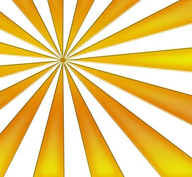Yellow sunburst Stock Illustration