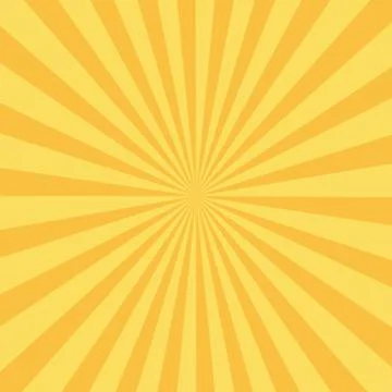 Yellow Sunburst rays background. sunbeam star burst. Vector illustration 스톡 일러스트