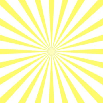 Yellow sunburst rays retro background. Orange vector vintage radial sunny beams. 스톡 일러스트