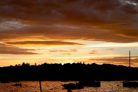Yellow Sunset 写真素材