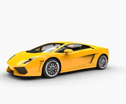Yellow Super car Stock Illustration