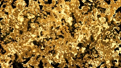Yellow surface shimmers on a black background Vídeos de archivo 98117968