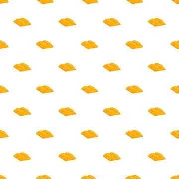 Yellow sweet candy pattern creating seamless background Stock Illustration