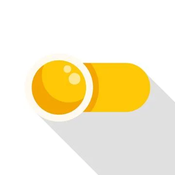 Yellow on off switch toggle ui icon イラスト素材