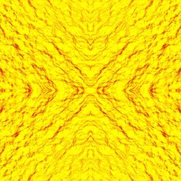 Yellow symmetrical rough surface with strong irregularities in bright sunlight  Illustrazione stock