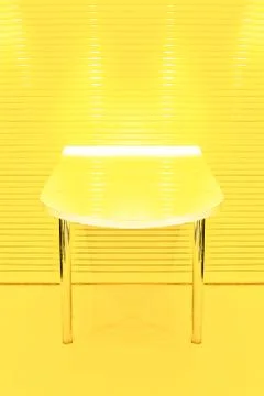 Yellow table abstract Stock Photos