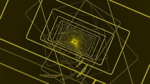 Yellow Talk Square Rotation Stock Footage 101759425