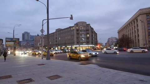 Yellow taxi. Stock Footage 118780883