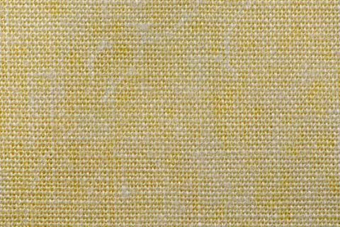 Yellow thread fabric pattern macro closeup Stock Photos