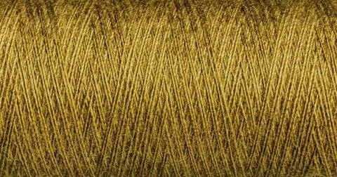 Yellow Thread Texture with Weave for Innovative Textile Designs Stock Photos