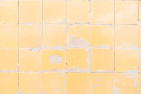 Yellow tile pattern background Stock Photos