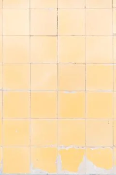 Yellow tile pattern background Stock Photos
