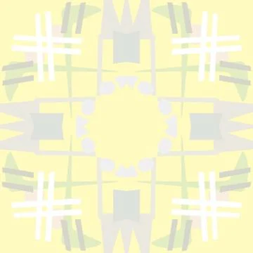 Yellow Tile Patterns Stock Illustration