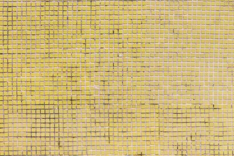 Yellow tile wall texture beautiful pattern background Stock Photos