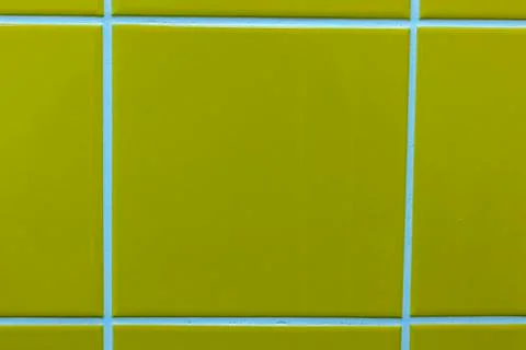 Yellow Tiles. Seamless Tileable Texture. Foto stock