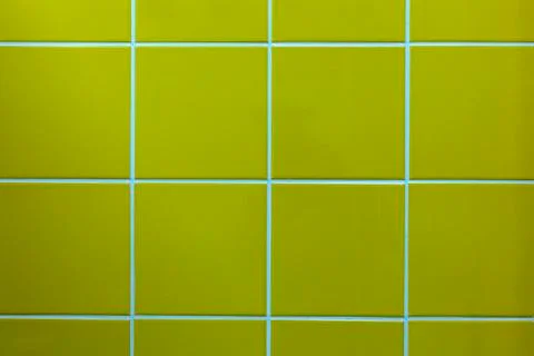 Yellow Tiles. Seamless Tileable Texture. Foto stock