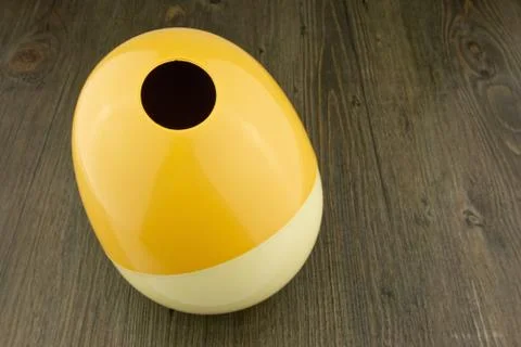 Yellow tissue box shape as egg Stock Photos