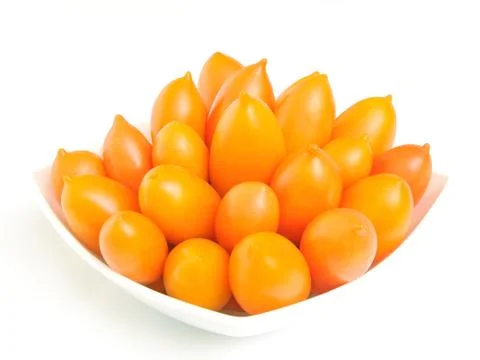 Yellow tomatoes Stock Photos
