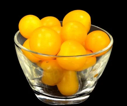 Yellow tomatoes Stock Photos
