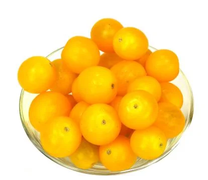 Yellow tomatoes Stock Photos