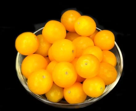 Yellow tomatoes Stock Photos