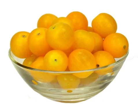 Yellow tomatoes Stock Photos