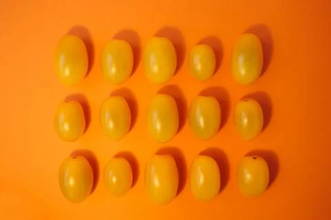 Yellow tomatoes Stock Photos