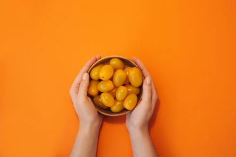 Yellow tomatoes Stock Photos