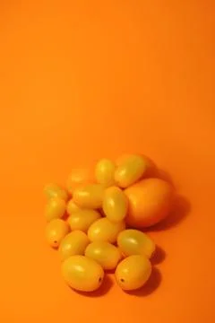 Yellow tomatoes Stock Photos