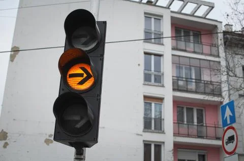 Yellow Traffic Light Stock Photos