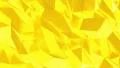 Yellow trendy low poly background, seamless looping. HD Footage