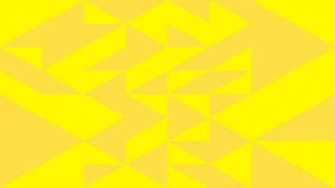 Yellow triangle pattern background. 스톡 일러스트