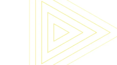 A yellow triangle on a white background. minimalism. background animation Stock Footage 277103517