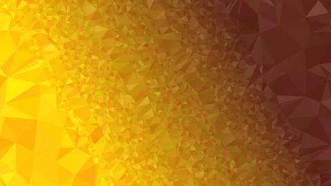 Yellow triangular low poly, Mosaic pattern Background, Vector illustration gr イラスト素材
