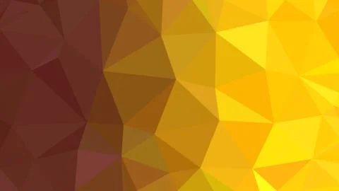 Yellow triangular low poly, Mosaic pattern Background, Vector illustration gr Stock Illustration