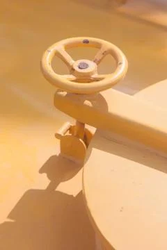 Yellow valve Stock Photos