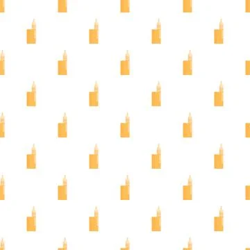 Yellow vape device seamless pattern texture background Illustrazione stock