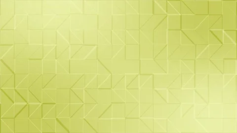 Yellow various different shapes minimal geometrical futuristic background Stock Footage 302559902