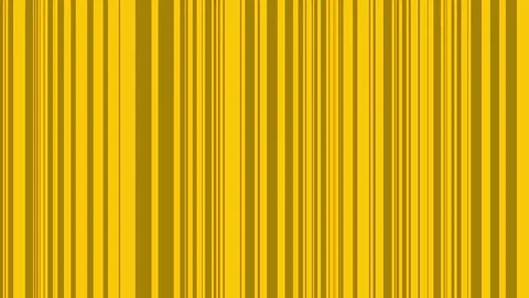 Yellow vertical lines moving dynamic background with digital barcode effect. Stock Footage 331840553
