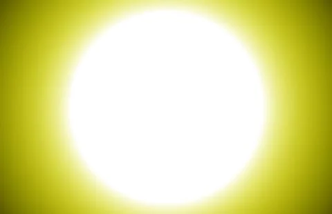 Yellow vignette on white background Foto stock