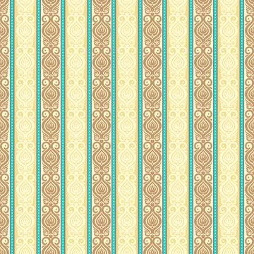 Yellow vintage pattern Ilustración de archivo