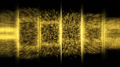 Yellow VJ effects Stock-Footage 52369892