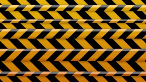 Yellow Warning Animation Sign Stock Footage 274564731