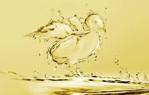 Yellow Water Chick Illustrazione stock