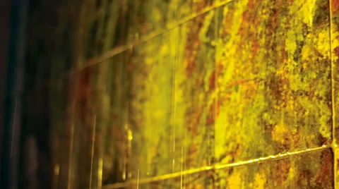 Yellow Waterfall Stock Footage 51674260